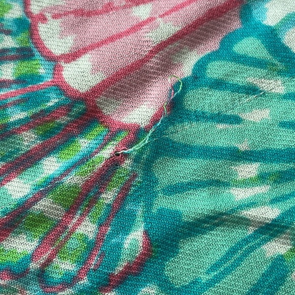 Lilly Pulitzer spring summer scarf beautiful - Picture 8 of 9